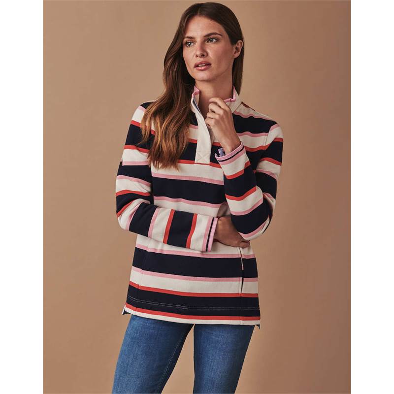 Crew Clothing Womens Half Button Sweatshirt-4